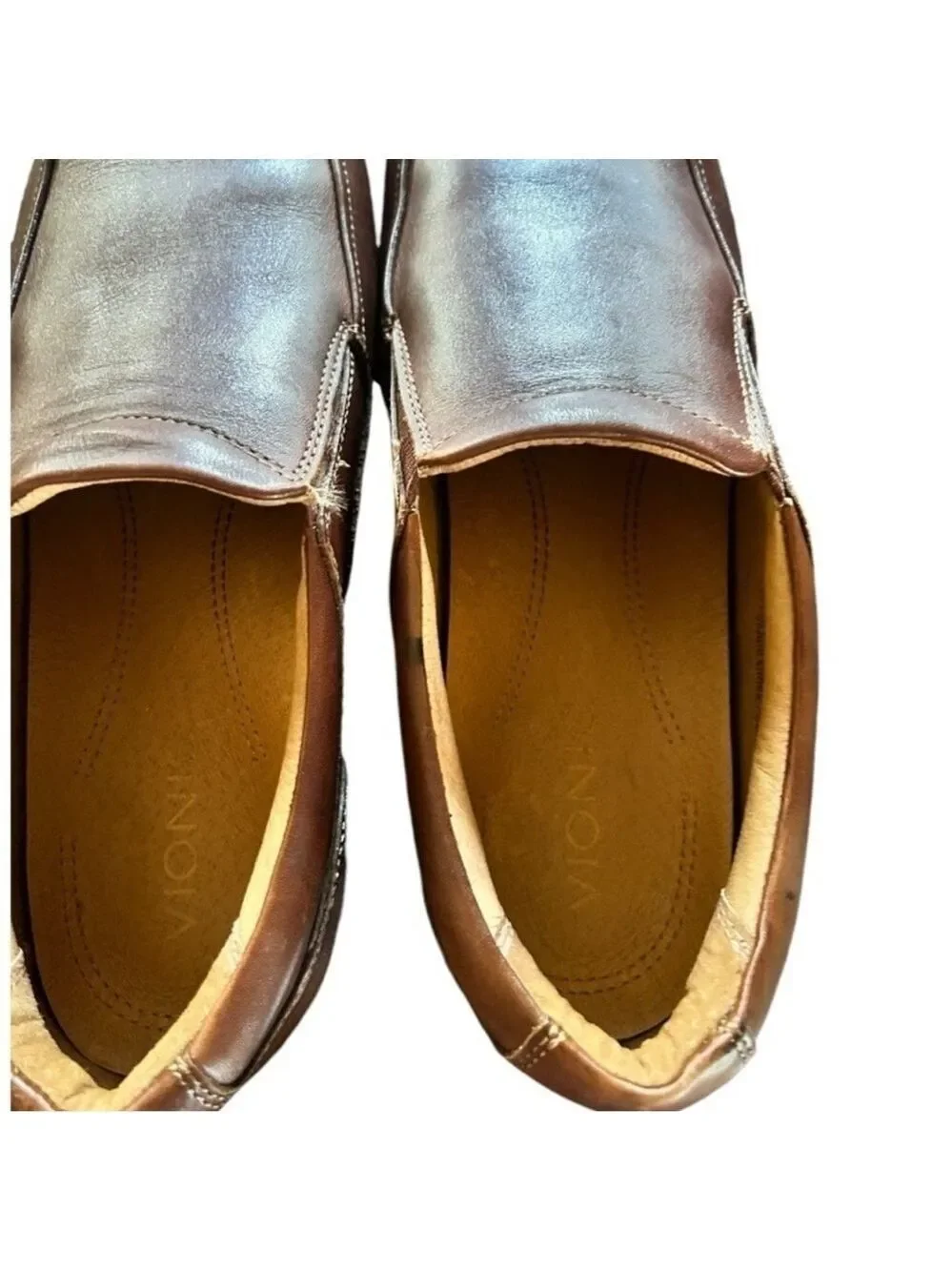 Vionic Spruce Sullivan Leather Loafers Slip-on Dress Shoes Men's Size 11 EC